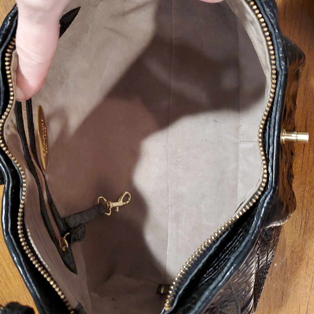 Brahmin Melbourne Croc Shoulder Bag - Picture 11 of 15